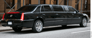 Photo of a black stretch limousine