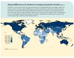 Sharp Differences in Student Learning Around the World (Figure 2)