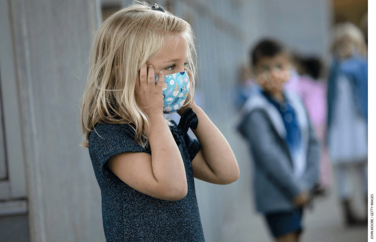 About half of parents favor requiring students to wear masks when schools open in the fall, and about a third oppose the practice, with the rest taking a neutral position.