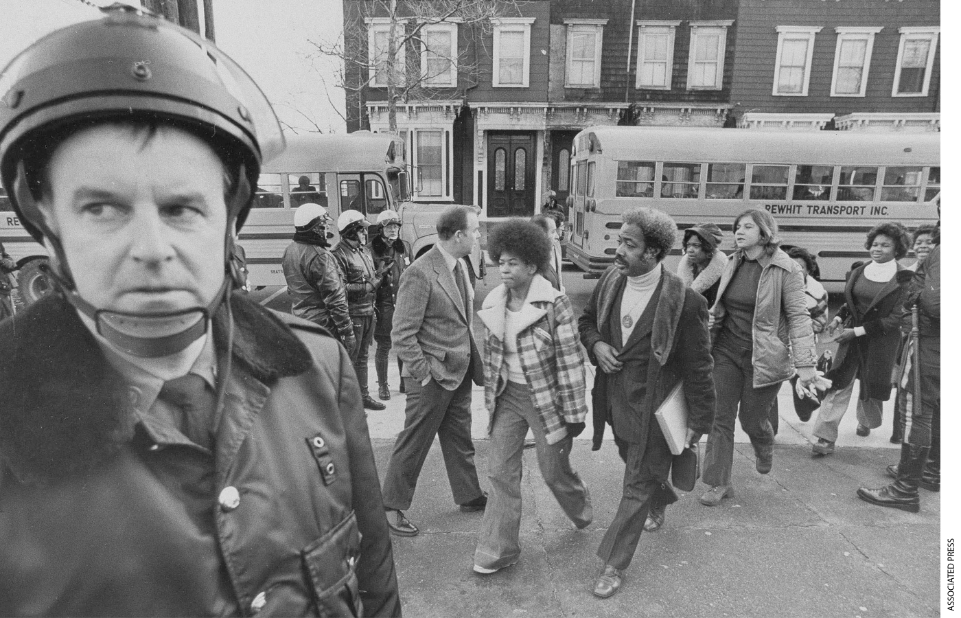 The end of forced racial segregation left the dilemma of how mitigate “racial isolation,” which continued to exacerbate inequality in educational outcomes. Some cities like Boston enforced integration in the 1970s by court-ordered busing, resulting in protests and riots.